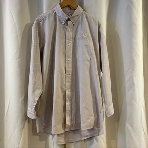 Vintage ProtexAll John Deere‎ Long Sleeve Collared Button Shirt Mens